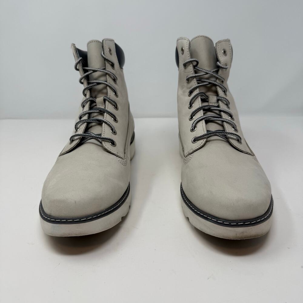 Timberland Boots Women's 8.5 Sensorflex White Ankle Boot Preppy Winter Style - Picture 2 of 13